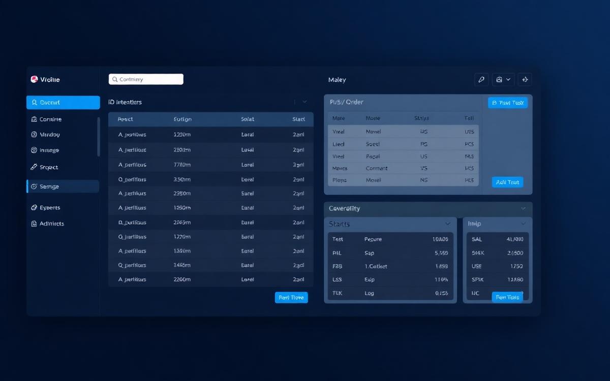 Projeto ilustrativo: Sistema ERP — interface Gestão
