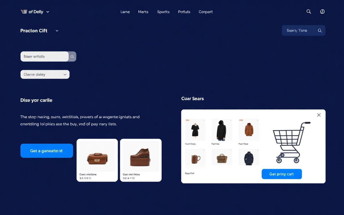 Projeto ilustrativo: Loja Virtual — interface E-commerce